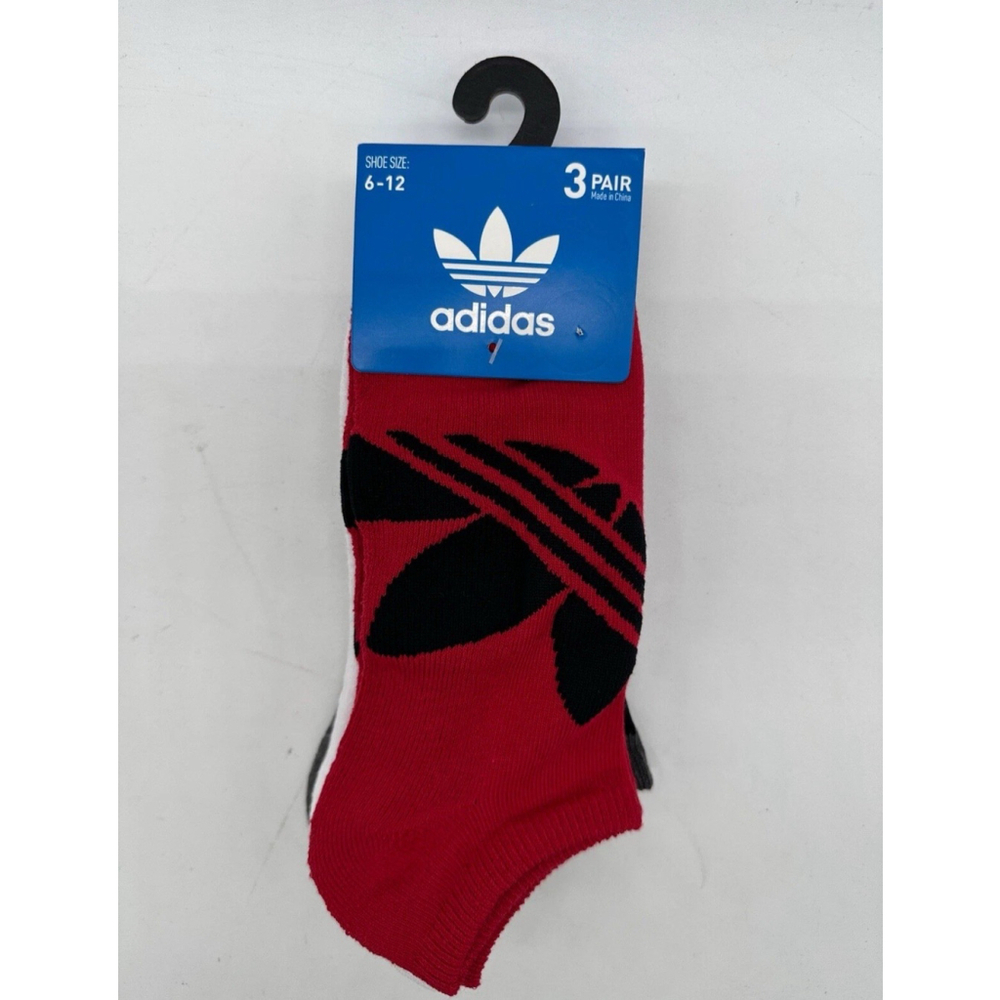 Adidas‎ Originals Men's 3-Pair No show quarter  Socks Size 6-12